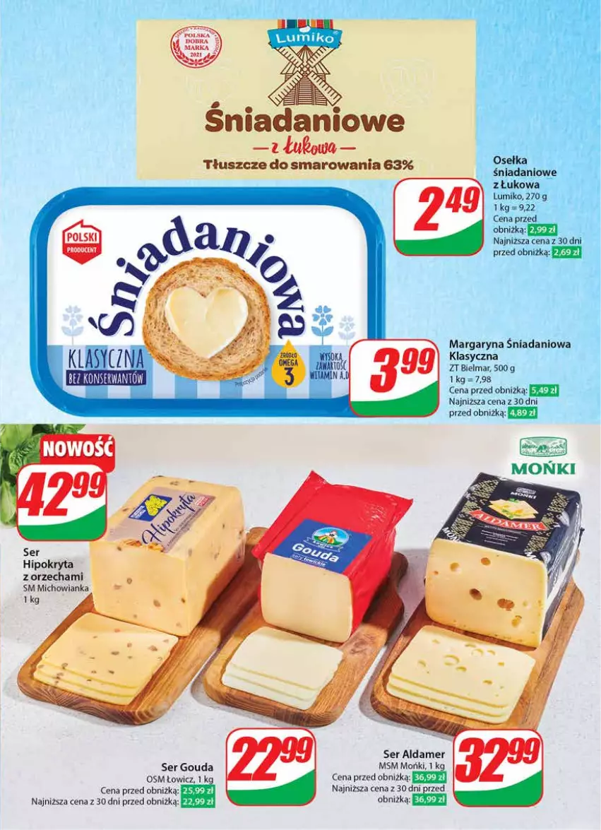 Gazetka promocyjna Dino - Gazetka 35 / 2024 - ważna 28.08 do 03.09.2024 - strona 39 - produkty: Danio, Gouda, Margaryna, Ser