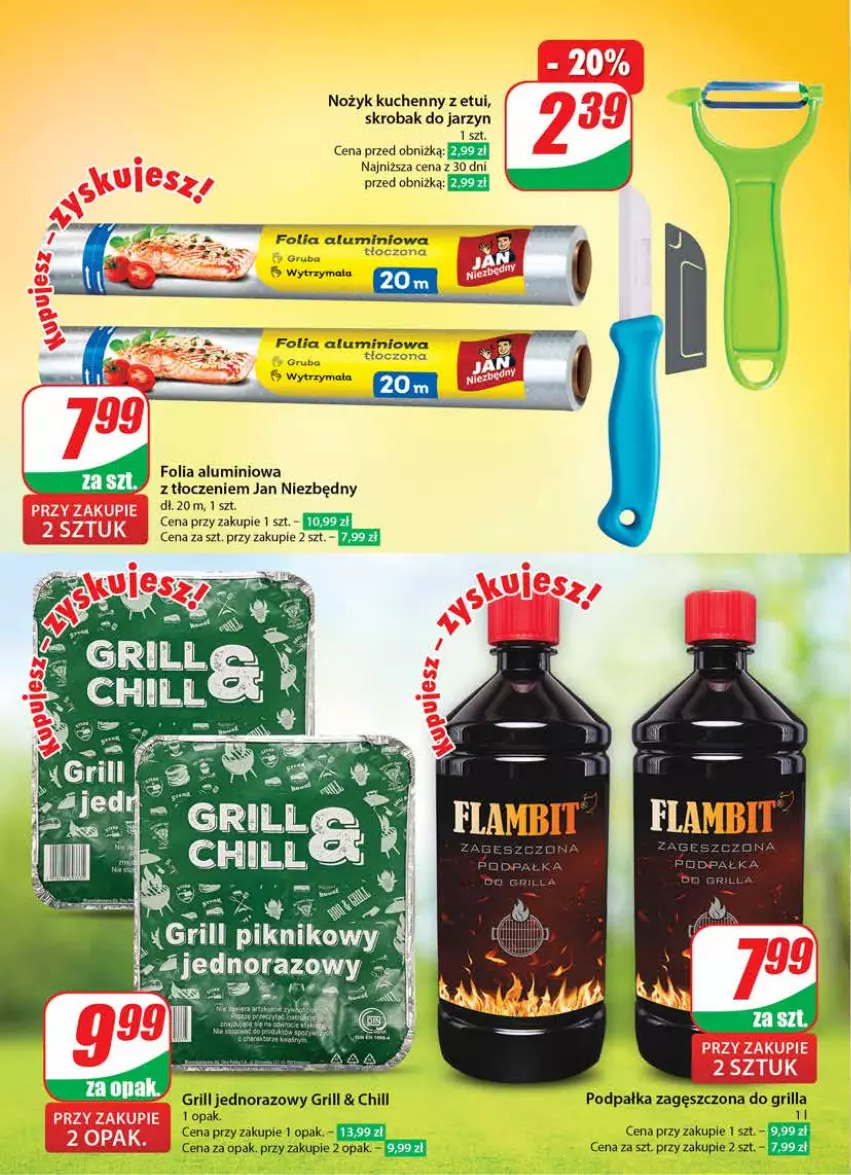 Gazetka promocyjna Dino - Gazetka 35 / 2024 - ważna 28.08 do 03.09.2024 - strona 56 - produkty: Folia aluminiowa, Grill, Jan Niezbędny, Noż