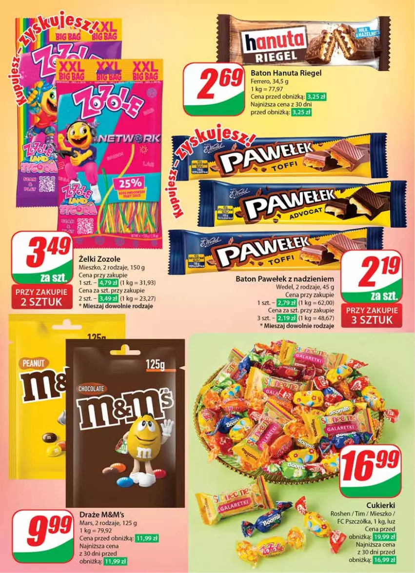 Gazetka promocyjna Dino - Gazetka 35 / 2024 - ważna 28.08 do 03.09.2024 - strona 6 - produkty: Baton, Cukier, Cukierki, Ferrero, Mars