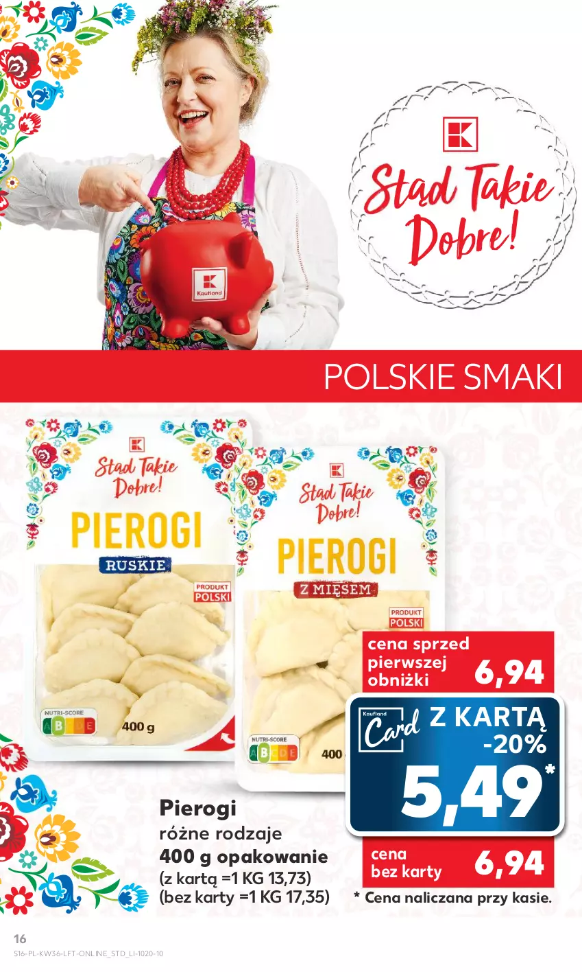 Gazetka promocyjna Kaufland - Gazetka tygodnia - ważna 07.09 do 13.09.2023 - strona 16 - produkty: Pierogi