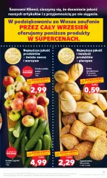 Gazetka promocyjna Kaufland - Gazetka tygodnia - Gazetka - ważna od 13.09 do 13.09.2023 - strona 9 - produkty: Piec, Warzywa, Pieczywo, Danio, Owoce, Grunt, Bułka, Jabłka, Jagodzianka, Fa