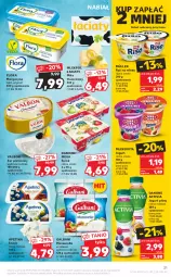 Gazetka promocyjna Kaufland - OFERTA TYGODNIA - Gazetka - ważna od 05.10 do 05.10.2022 - strona 21 - produkty: Mozzarella, Ryż na mleku, Ser, Ryż, Gin, Danone, Jogurt, Danonki, Mlekovita, Activia, Serek, Margaryna, Müller, Galbani, Miks tłuszczowy, Ser pleśniowy, Flora, Jogurt pitny, Mleko