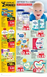 Gazetka promocyjna Kaufland - OFERTA TYGODNIA - Gazetka - ważna od 05.10 do 05.10.2022 - strona 32 - produkty: HiPP, Ryż, Mus, Gerber, Pampers, Mleko modyfikowane, Pieluchy, Majtki, NAN Optipro, Chusteczki, Danie dla dzieci, Dzieci, Pieluchomajtki, Mleko dla dzieci, Nestlé, Kindii, Mleko, BEBILON