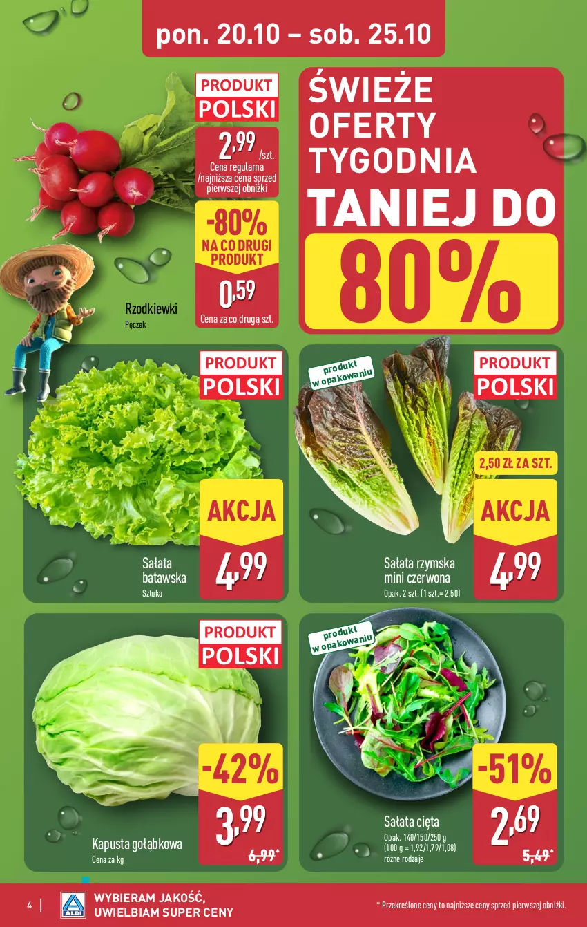 Gazetka promocyjna Aldi - Pełna oferta - ważna 20.10 do 25.10.2025 - strona 4 - produkty: Sałat