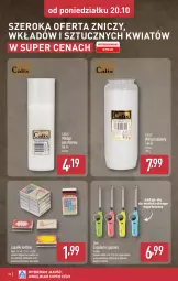 Gazetka promocyjna Aldi - Pełna oferta - Gazetka - ważna od 25.10 do 25.10.2025 - strona 26 - produkty: Piec, Zapalarka, Znicz, Olej, Wkład olejowy
