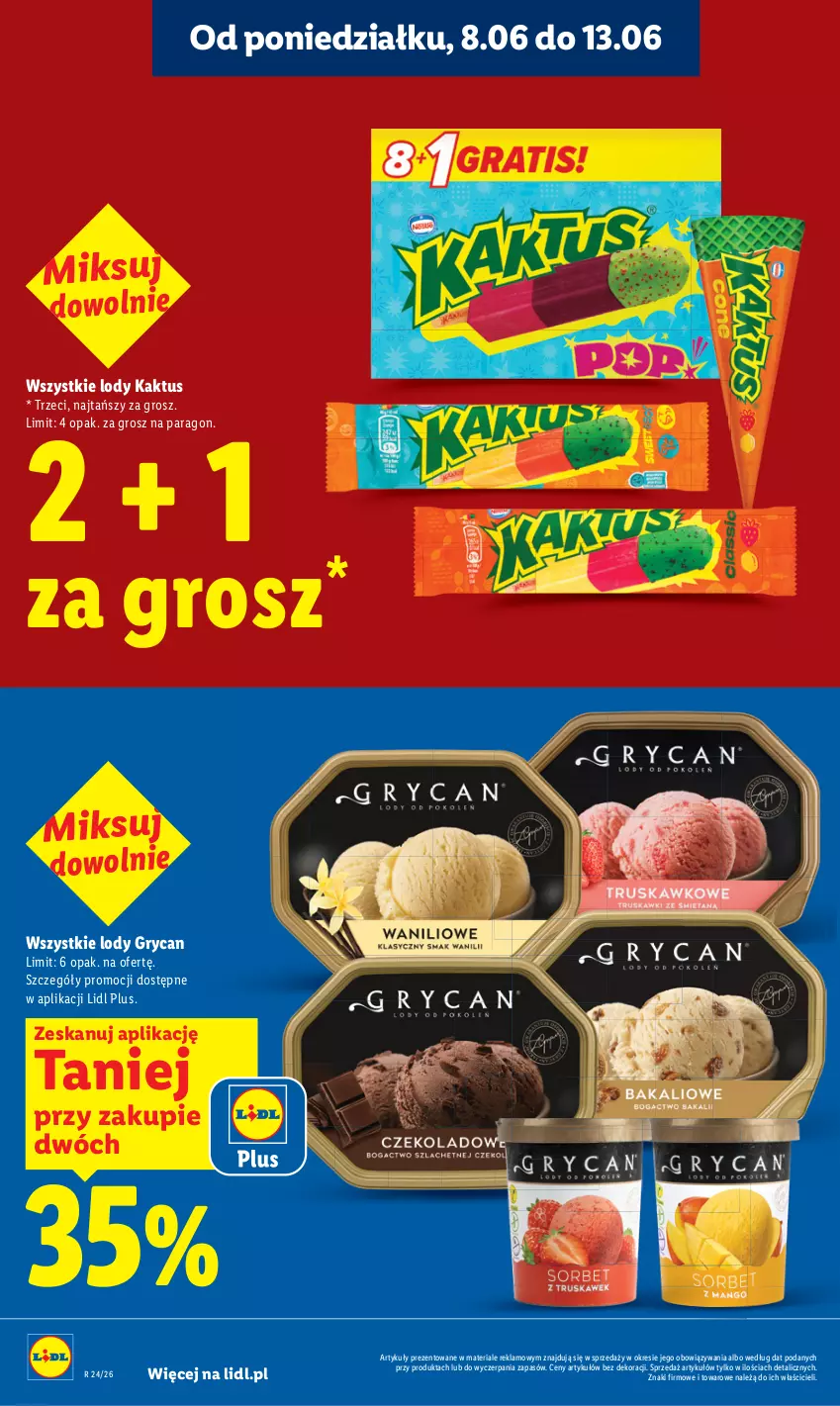 Gazetka promocyjna Lidl - Gazetka ważna od 8.06 do 10.06 - ważna 08.06 do 10.06.2026 - strona 14 - produkty: Gry, Kaktus, Lody