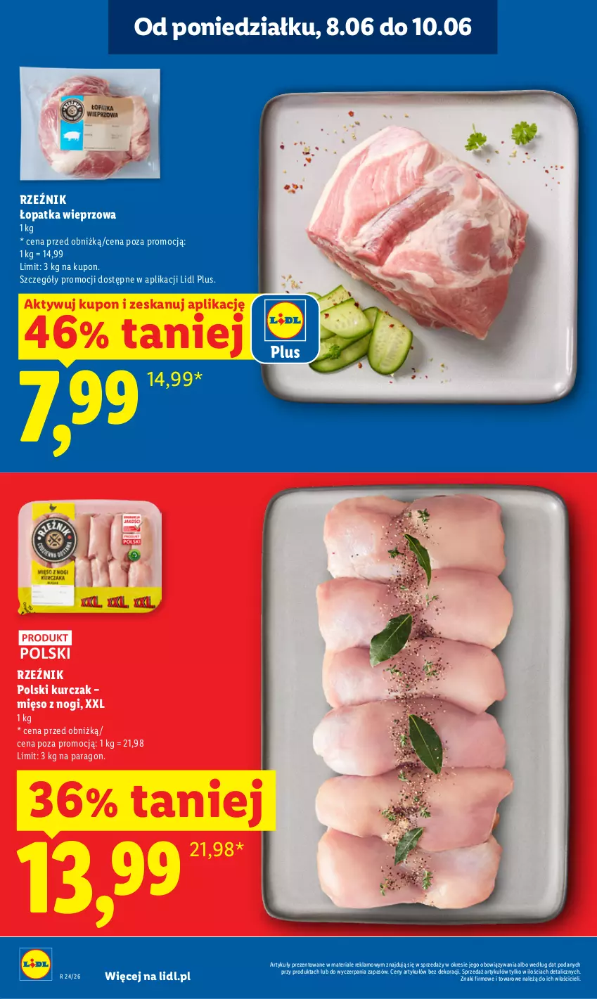 Gazetka promocyjna Lidl - Gazetka ważna od 8.06 do 10.06 - ważna 08.06 do 10.06.2026 - strona 2 - produkty: Kurczak, Mięso