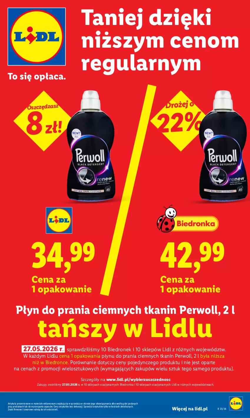 Gazetka promocyjna Lidl - Gazetka ważna od 8.06 do 10.06 - ważna 08.06 do 10.06.2026 - strona 27 - produkty: Dron, Perwoll, Płyn do prania, Por