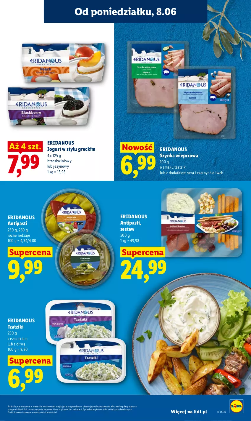 Gazetka promocyjna Lidl - Gazetka ważna od 8.06 do 10.06 - ważna 08.06 do 10.06.2026 - strona 41 - produkty: Jogurt, Ser, Szynka, Szynka wieprzowa