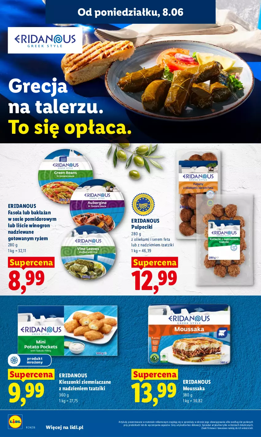 Gazetka promocyjna Lidl - Gazetka ważna od 8.06 do 10.06 - ważna 08.06 do 10.06.2026 - strona 42 - produkty: Fa, Fasola, Feta, Ryż, Ser, Sos, Talerz, Wino