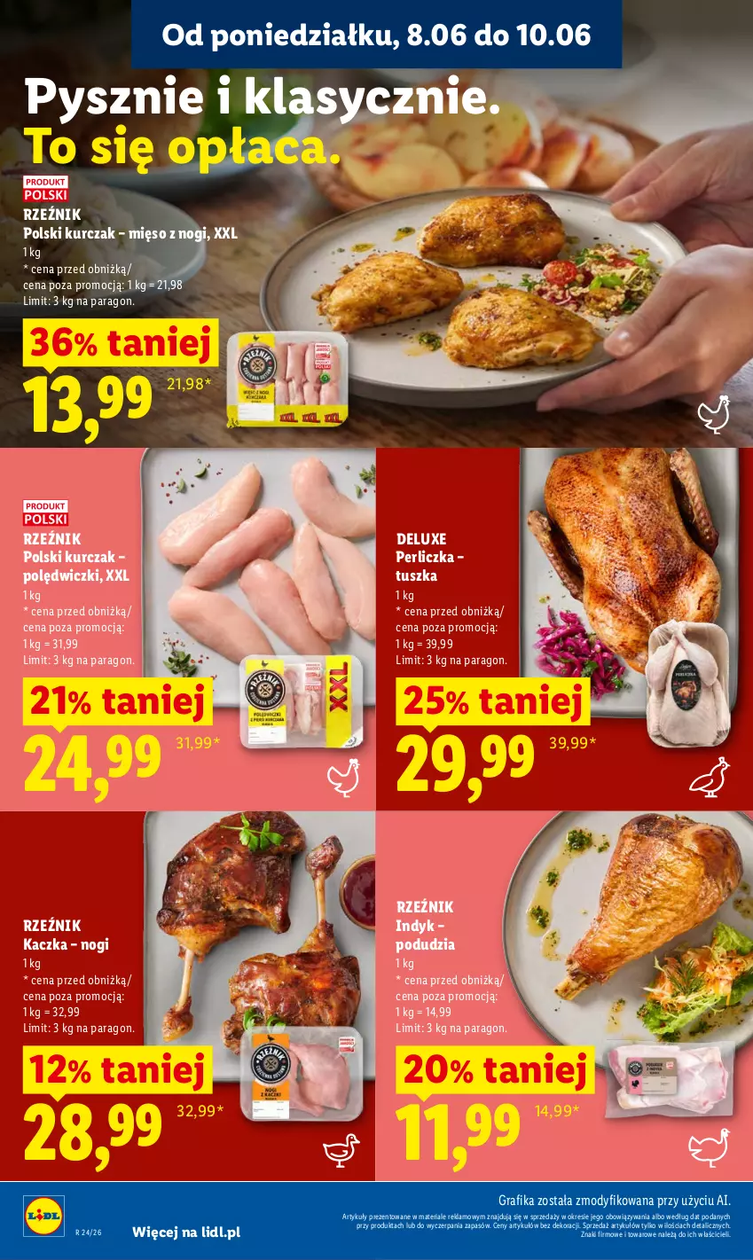 Gazetka promocyjna Lidl - Gazetka ważna od 8.06 do 10.06 - ważna 08.06 do 10.06.2026 - strona 50 - produkty: Gra, Grafika, Kaczka, Kurczak, Mięso, Perliczka, Tusz