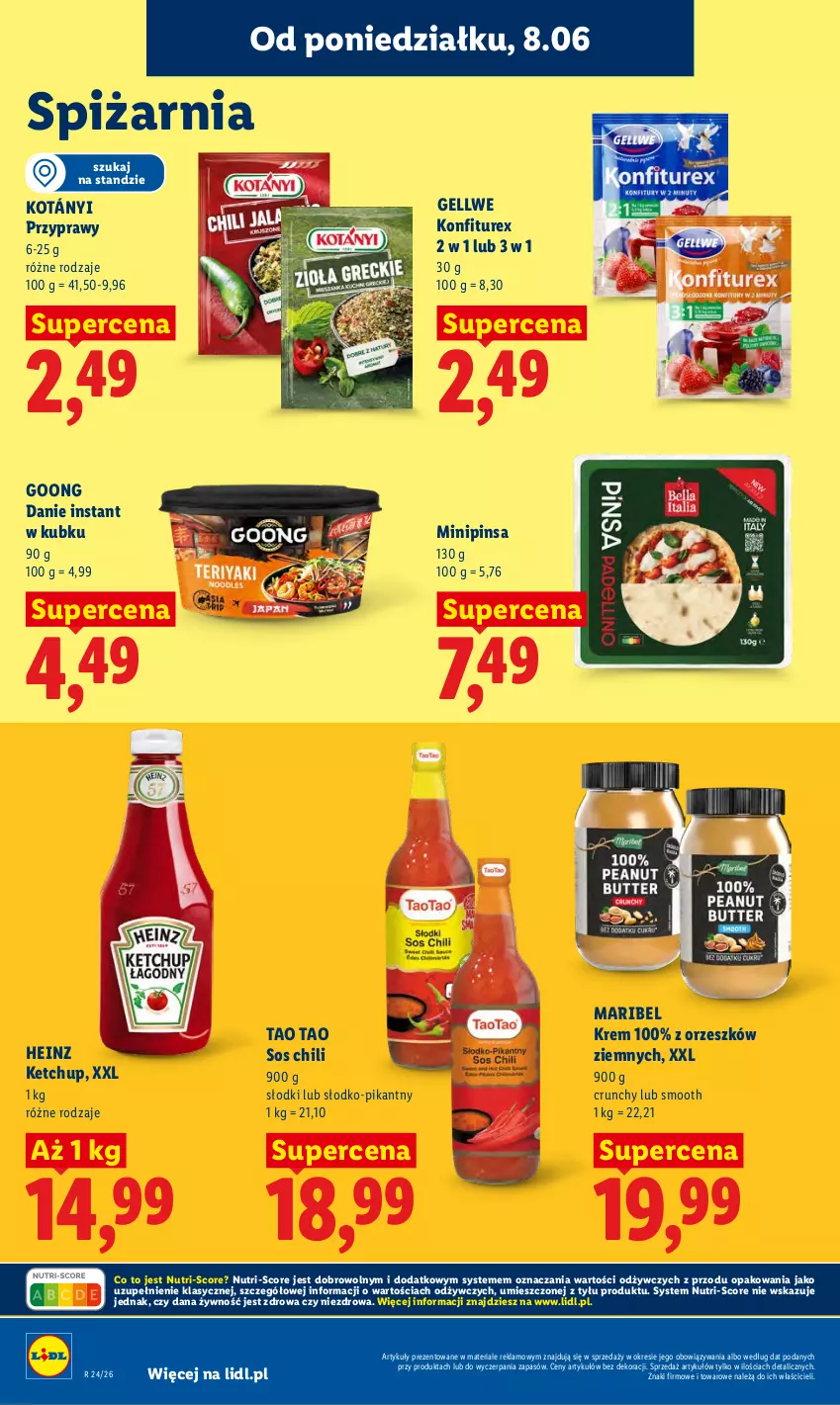 Gazetka promocyjna Lidl - Gazetka ważna od 8.06 do 10.06 - ważna 08.06 do 10.06.2026 - strona 78 - produkty: Heinz, Ketchup, Kotányi, Przyprawy, Sos