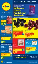 Gazetka promocyjna Lidl - Gazetka ważna od 8.06 do 10.06 - Gazetka - ważna od 10.06 do 10.06.2026 - strona 1 - produkty: Jaja, Jeżyny, Coca-Cola, Pilos, POLMLEK, Masło, Mleko