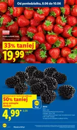 Gazetka promocyjna Lidl - Gazetka ważna od 8.06 do 10.06 - Gazetka - ważna od 10.06 do 10.06.2026 - strona 6 - produkty: Truskawki, Jeżyny