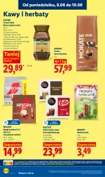 Gazetka promocyjna Lidl - Gazetka ważna od 8.06 do 10.06 - Gazetka - ważna od 10.06 do 10.06.2026 - strona 76 - produkty: Nescafé, Kawa rozpuszczalna, Kawa ziarnista, Kawa, Dolce Gusto, Jacobs, Kakao, Napój