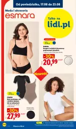 Gazetka promocyjna Lidl - Gazetka ważna od 17.08. do 22.08. - Gazetka - ważna od 22.08 do 22.08.2026 - strona 24 - produkty: Body, Biustonosz, Moda