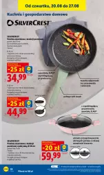 Gazetka promocyjna Lidl - Gazetka ważna od 17.08. do 22.08. - Gazetka - ważna od 22.08 do 22.08.2026 - strona 40 - produkty: Silvercrest, Sok, Por, Kuchnia, Patelnia