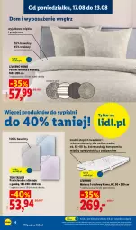 Gazetka promocyjna Lidl - Gazetka ważna od 17.08. do 22.08. - Gazetka - ważna od 22.08 do 22.08.2026 - strona 6 - produkty: Top, Ivar, Tom Tailor, Pościel, Materac, Prześcieradło, Tera