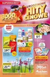 Gazetka promocyjna Auchan - Gazetka 30 Lat Supermarket Auchan - Gazetka - ważna od 27.05 do 27.05.2026 - strona 1 - produkty: Twaróg, Mlekovita, Bieluch, Mleko