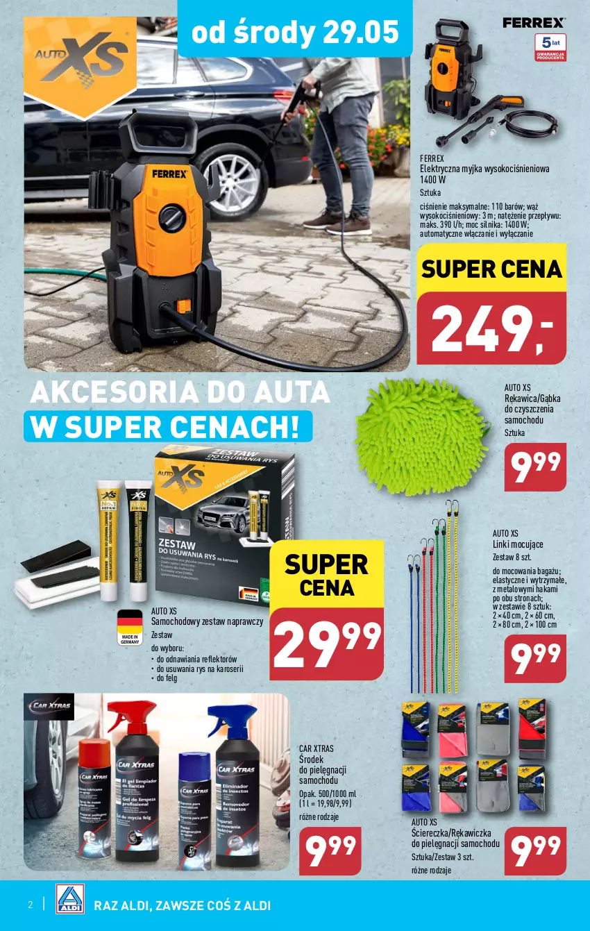 Gazetka promocyjna Aldi - Artykuły przemysłowe i tekstylia - ważna 29.05 do 01.06.2024 - strona 2 - produkty: Koc, LG, Reflektor, Ser, Sok