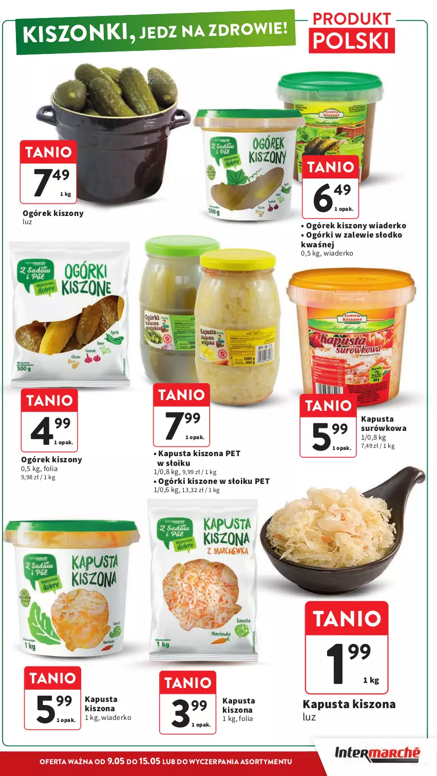 Gazetka promocyjna Intermarche - Gazetka Intermarche - ważna 09.05 do 15.05.2024 - strona 13 - produkty: Ogórek, Zdrowie