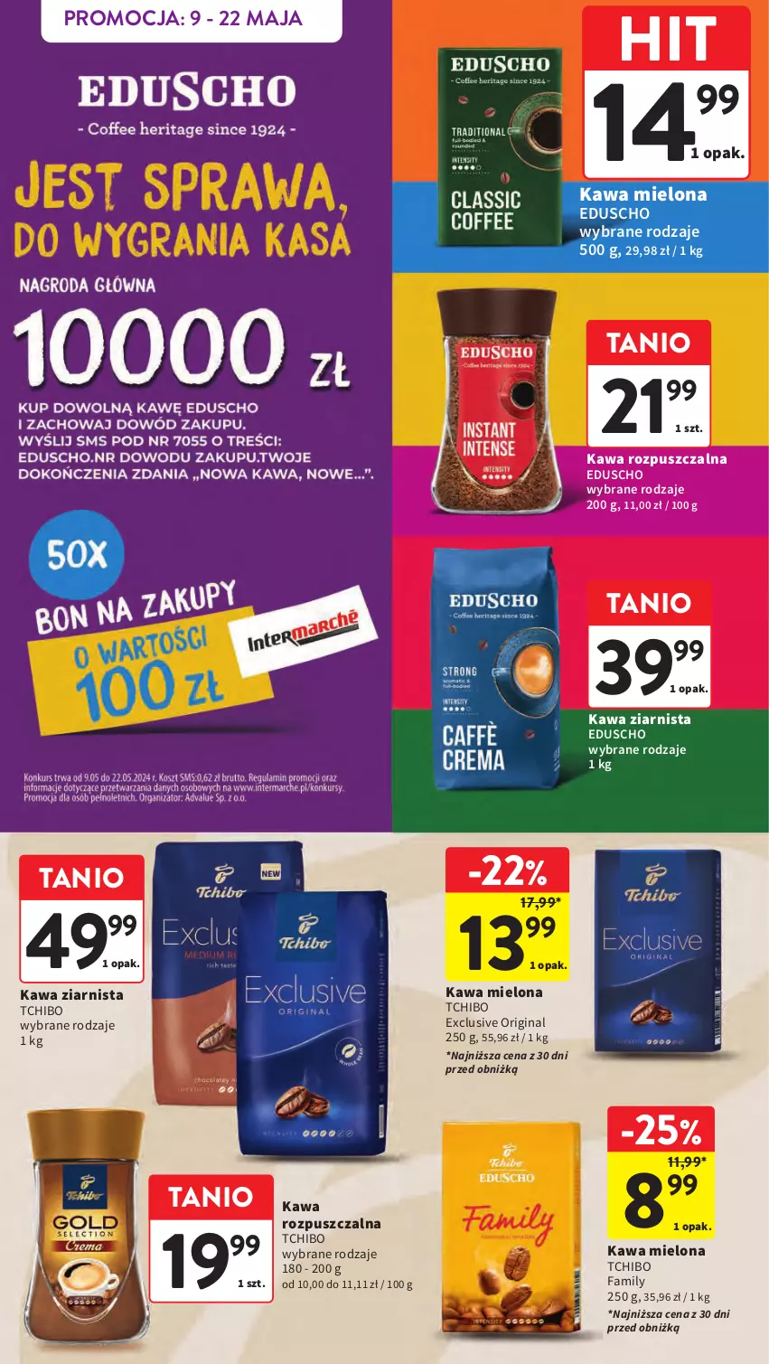 Gazetka promocyjna Intermarche - Gazetka Intermarche - ważna 09.05 do 15.05.2024 - strona 27 - produkty: Fa, Gin, Kawa, Kawa mielona, Kawa rozpuszczalna, Kawa ziarnista, Tchibo, Tchibo Family