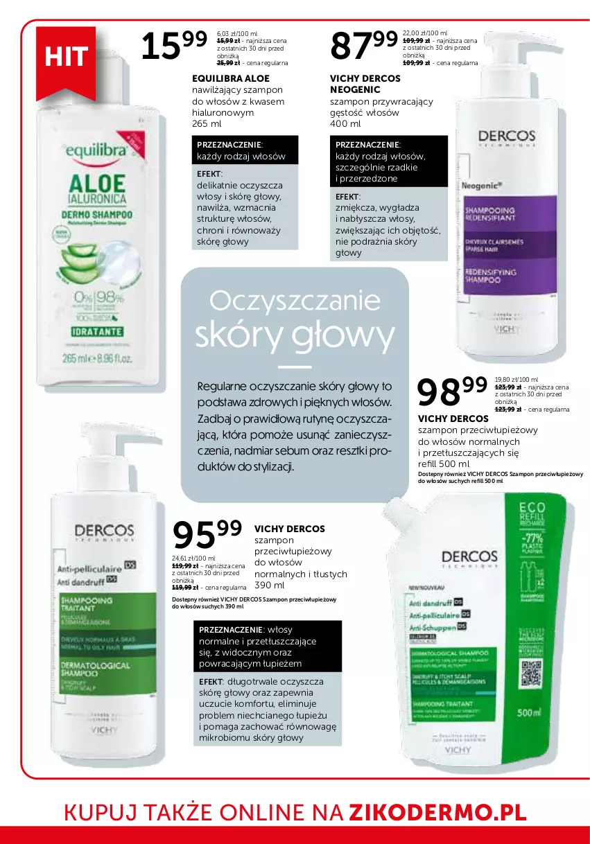 Gazetka promocyjna Ziko - Gazetka Ziko Dermo - ważna 24.07 do 06.08.2025 - strona 22 - produkty: Szampon, Vichy