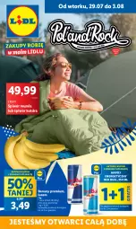 Gazetka promocyjna Lidl - GAZETKA - Gazetka - ważna od 04.08 do 04.08.2025 - strona 1 - produkty: Banany, Gra, Napój energetyczny, Kołdra, Red Bull, Napój