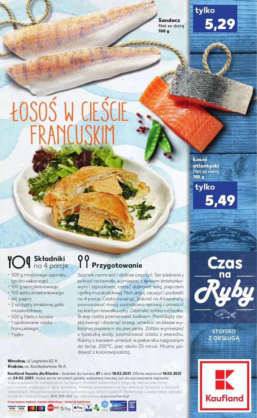 Gazetka promocyjna Kaufland - RYBY - ważna 18.02 do 24.02.2021 - strona 2 - produkty: Dorsz, Pstrąg, Pstrąg tęczowy, Tusz, Tuszka śledziowa, Tuszka śledziowa wędzona