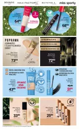 Gazetka promocyjna Rossmann - Gazetka - ważna od 04.05 do 04.05.2022 - strona 14 - produkty: Por, Podkład do twarzy, Maskara, Tusz, Miss Sporty, Sport, Max Factor, Bourjois, Maska, Podkład, Fa