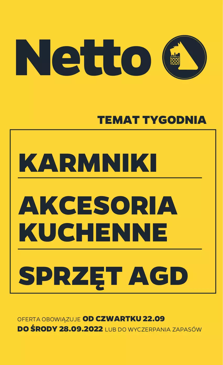 Gazetka promocyjna Netto - Akcesoria i dodatki - ważna 22.09 do 28.09.2022 - strona 1