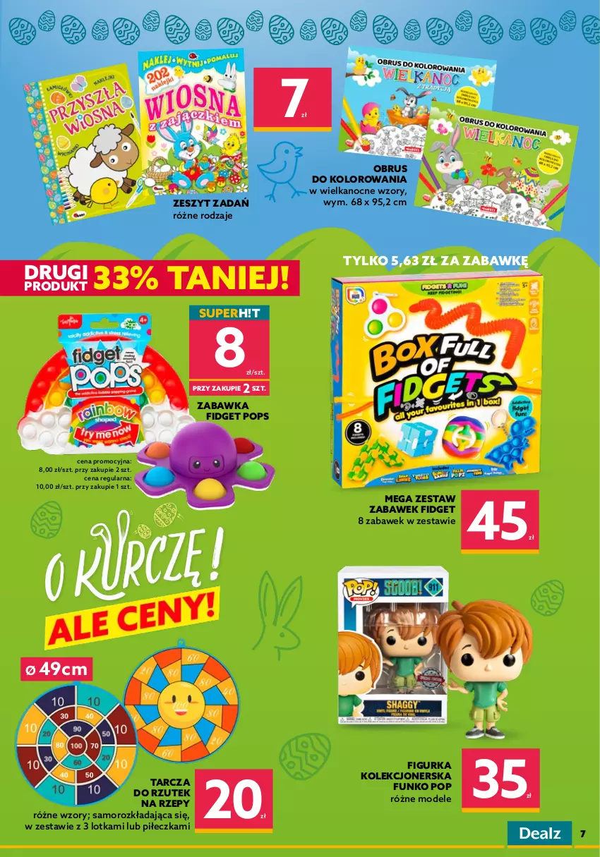 Gazetka promocyjna Dealz - NOWA GAZETKAO kurczę! Ale ceny! - ważna 23.03 do 05.04.2022 - strona 7 - produkty: Enchantimals, Gra, Jabłka, Mattel, Mus, Obrus, Psi Patrol, Zabawka