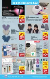 Gazetka promocyjna Aldi - Artykuły przemysłowe i tekstylia - Gazetka - ważna od 01.02 do 01.02.2025 - strona 2 - produkty: Ser, Chlebak, Remington, Lokówka, Szal, Czapka, Pojemnik, Ręcznik, Bieżnik, Suszarka, Chleb, Lampa, Okap, Lakier, Fa