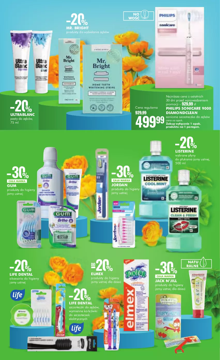 Gazetka promocyjna Super Pharm - Gazetka - ważna 19.03 do 03.04.2024 - strona 5 - produkty: Dzieci, Elmex, Listerine, Philips, Szczoteczka, Szczoteczka do zębów