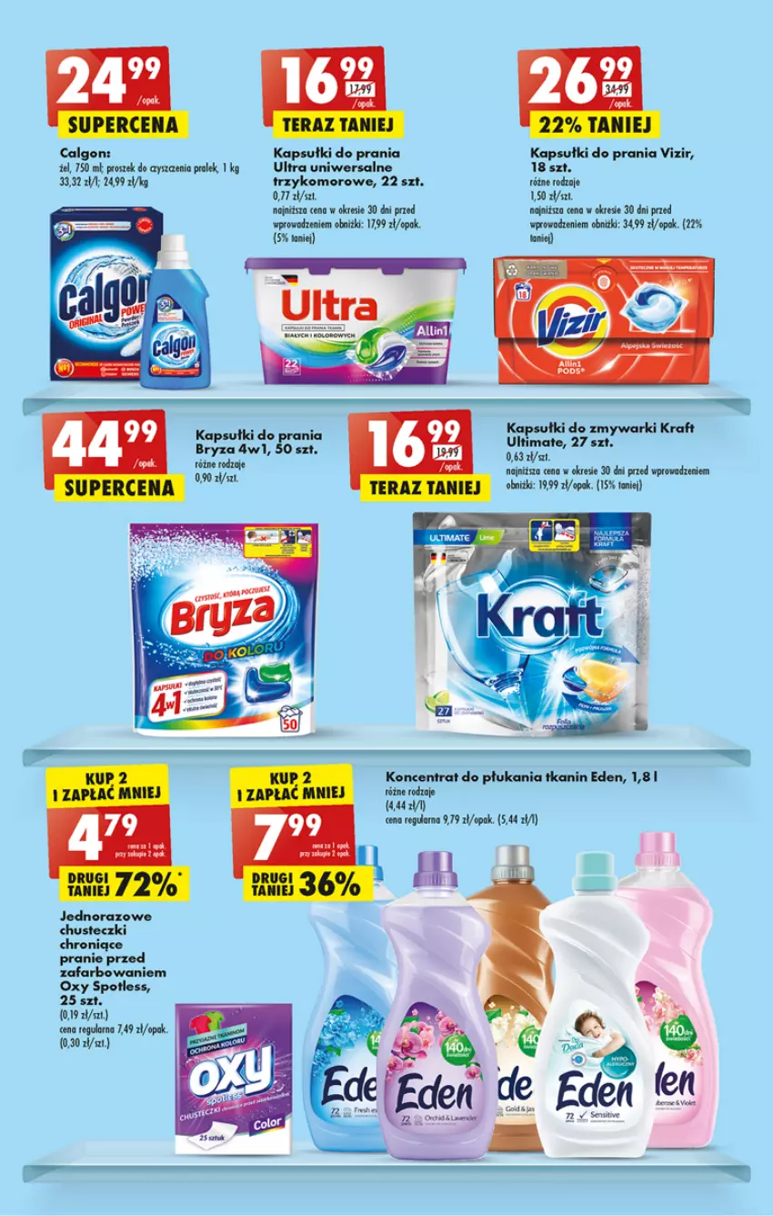 Gazetka promocyjna Biedronka - ważna 01.05 do 06.05.2023 - strona 61 - produkty: Bryza, Calgon, Chusteczki, Fa, Kapsułki do prania, LG, Vizir, Zmywarki