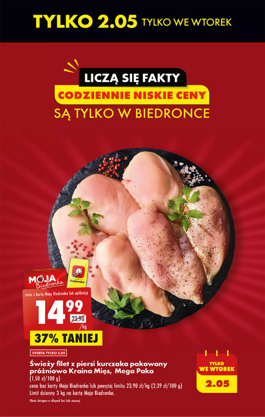 Gazetka promocyjna Biedronka - ważna 01.05 do 06.05.2023 - strona 7 - produkty: Dron, Fa, Filet z piersi kurczaka, Kurczak, Lody