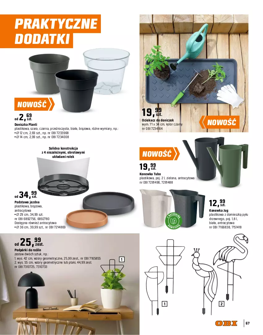 Gazetka promocyjna Obi - Gazetka OBI - ważna 09.04 do 30.09.2025 - strona 67 - produkty: Konewka, Ociekacz