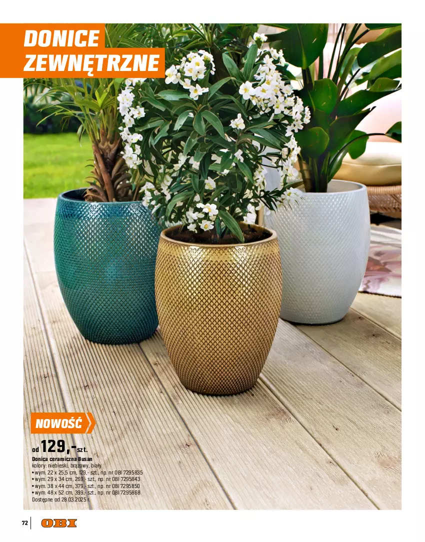 Gazetka promocyjna Obi - Gazetka OBI - ważna 09.04 do 30.09.2025 - strona 72 - produkty: Cappuccino, Chia