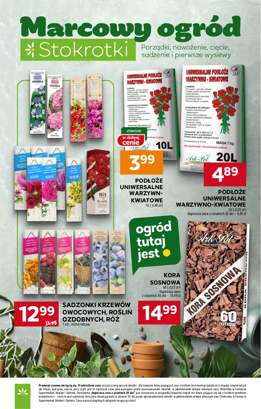 Gazetka promocyjna Stokrotka - Market - ważna 12.03 do 18.03.2026 - strona 18 - produkty: Mięso, Optima, Owoce, Sos, Warzywa