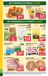 Gazetka promocyjna Stokrotka - Market - Gazetka - ważna od 18.03 do 18.03.2026 - strona 4 - produkty: Warzywa, Sok, Ryż, Por, Mus, Gra, Twaróg, Filet z piersi indyka, Pomarańcze, Optima, Pizza, Farm Milk, Olej rzepakowy, Owoce, Woda, Kasza, Masło, Olej, Mięso, Fa