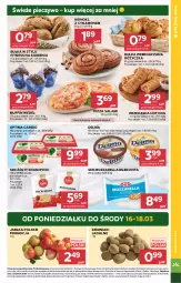 Gazetka promocyjna Stokrotka - Market - Gazetka - ważna od 18.03 do 18.03.2026 - strona 5 - produkty: Mozzarella, Piec, Warzywa, Ser, Hot dog, Salami, Optima Cardio, Ziemniaki, Mlekovita, Optima, Pizza, Edam, Pieczywo, Owoce, Delma, Flora, Bułka, Mięso, Jabłka, Mleko