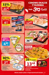 Gazetka promocyjna Auchan - Gazetka 30 Lat Supermarket Auchan - Gazetka - ważna od 15.07 do 15.07.2026 - strona 5 - produkty: Kurczak, Krakus, Ser, Por, Gra, Piątnica, Brie, Szynka, Serek, Camembert, Rosół, Boczek, Szynka biała, Twój Smak, Ser pleśniowy, Grill