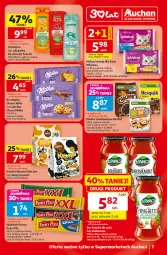 Gazetka promocyjna Auchan - Gazetka 30 Lat Supermarket Auchan - Gazetka - ważna od 15.07 do 15.07.2026 - strona 7 - produkty: Fructis, Mokra karma, Ciastka, Prince Polo, Whiskas, Wafelek, Wawel, Szampon, Danio, Odżywka, Biszkopty, Milka, Fa
