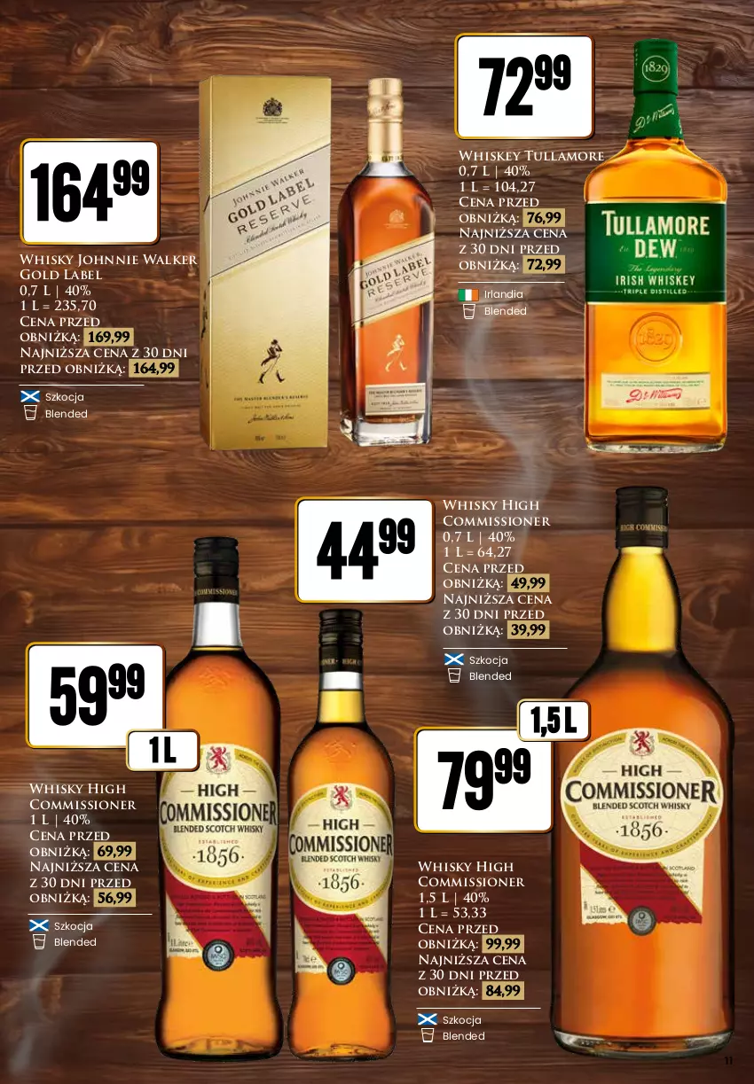 Gazetka promocyjna Dino - Katalog alkoholowy / maj 2024 - ważna 27.05 do 01.06.2024 - strona 11 - produkty: Johnnie Walker, Koc, Whiskey, Whisky