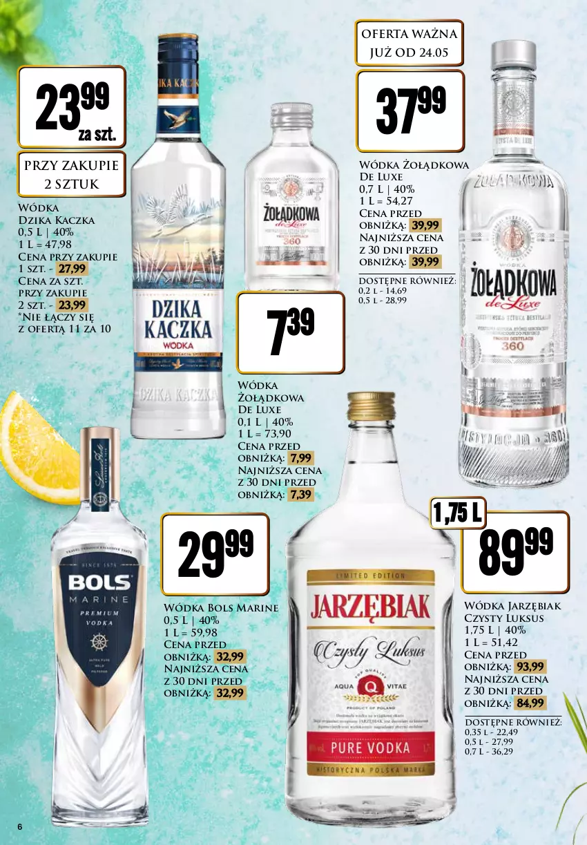 Gazetka promocyjna Dino - Katalog alkoholowy / maj 2024 - ważna 27.05 do 01.06.2024 - strona 6 - produkty: Bols, Kaczka, Wódka