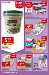 Gazetka promocyjna Auchan - Gazetka CENY W DÓŁ Supermarket Auchan - Gazetka - ważna od 05.06 do 05.06.2024 - strona 10 - produkty: Ser, Surówka, Twaróg, Mlekovita, Sałat, Brzoskwinie, Fanta, Deser, Surimi, Mleko, Fa