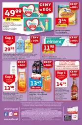 Gazetka promocyjna Auchan - Gazetka CENY W DÓŁ Supermarket Auchan - Gazetka - ważna od 05.06 do 05.06.2024 - strona 14 - produkty: Piwa, Piwo, Gra, Coccolino, Pepsi max, Pampers, Pieluchy, Majtki, Mirinda, Pasta do zębów, Warka, Pepsi, Płyn do płukania, Ręcznik, Napój gazowany, Foxy, Pieluchomajtki, Elmex, Napój, Luksja