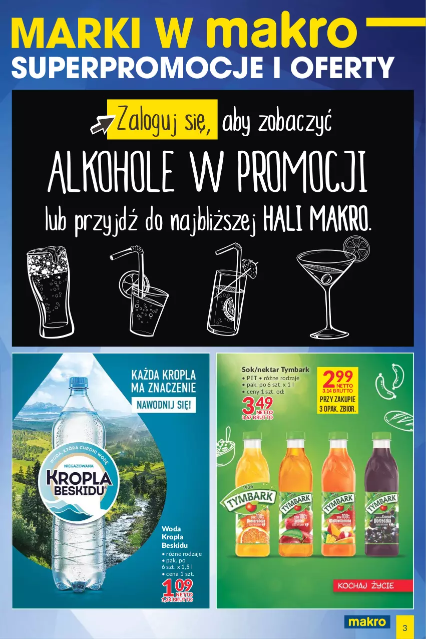 Gazetka promocyjna Makro - [Oferta specjalna] Marki w MAKRO - ważna 29.11 do 29.11.2021 - strona 3 - produkty: Nektar, Sok, Tymbark, Woda