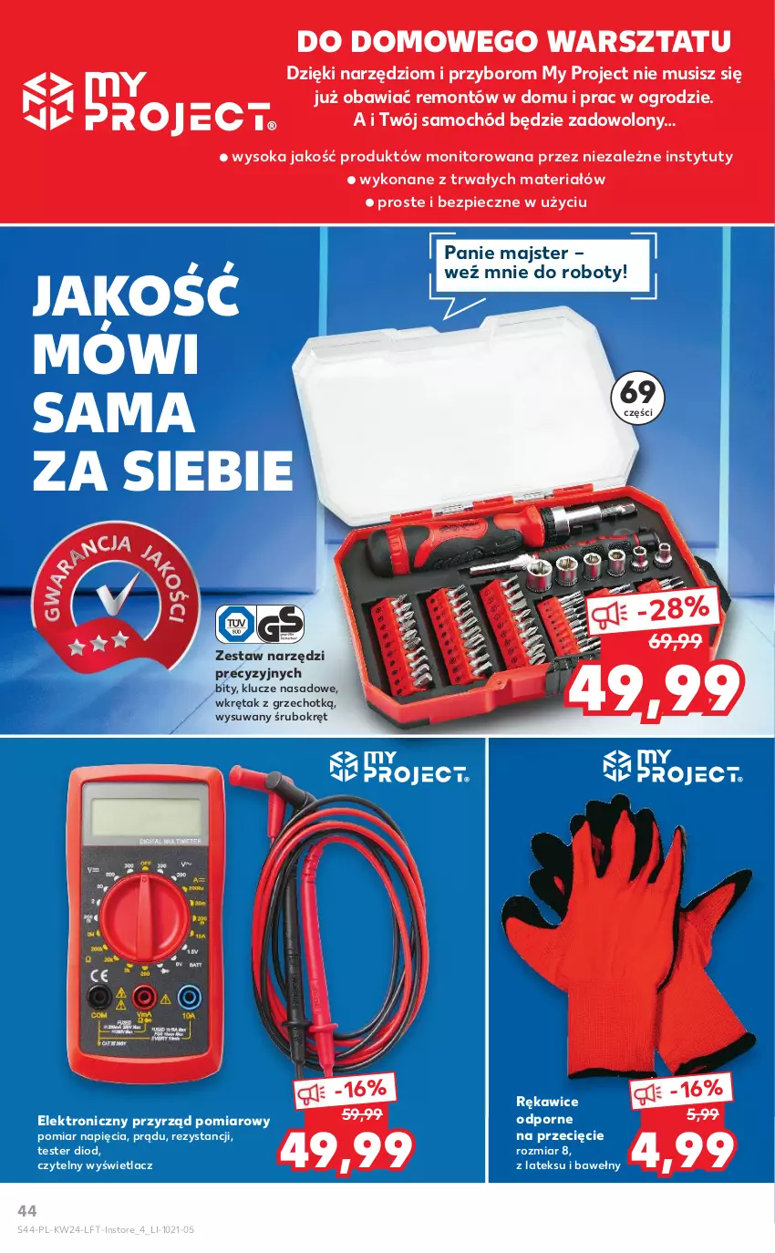 Gazetka promocyjna Kaufland - OFERTA TYGODNIA - ważna 17.06 do 23.06.2021 - strona 44 - produkty: Monitor, Mus, Piec, Por, Rękawice, Robot, Samochód, Sok, Wkręt, Zestaw narzędzi