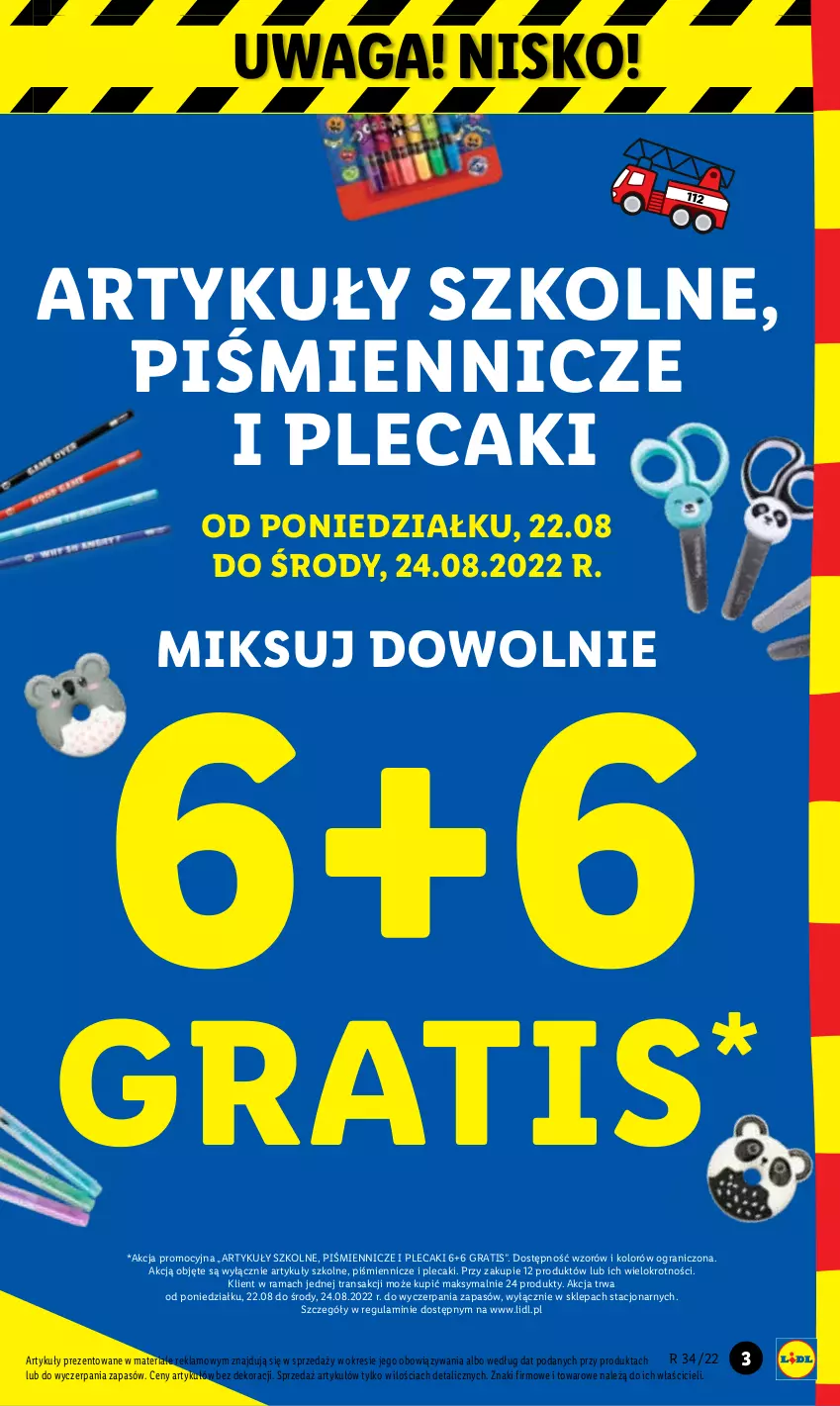 Gazetka promocyjna Lidl - GAZETKA - ważna 22.08 do 28.08.2022 - strona 3 - produkty: Gra, Plecak, Rama, Tran, Waga